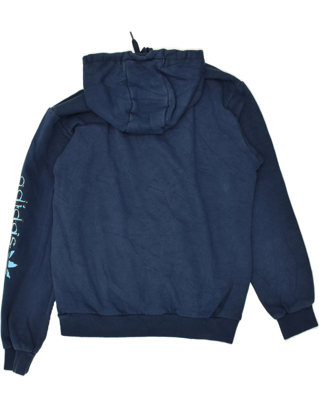 ADIDAS Jersey con capucha gráfica para hombre Jersey mediano azul marino Poliéster