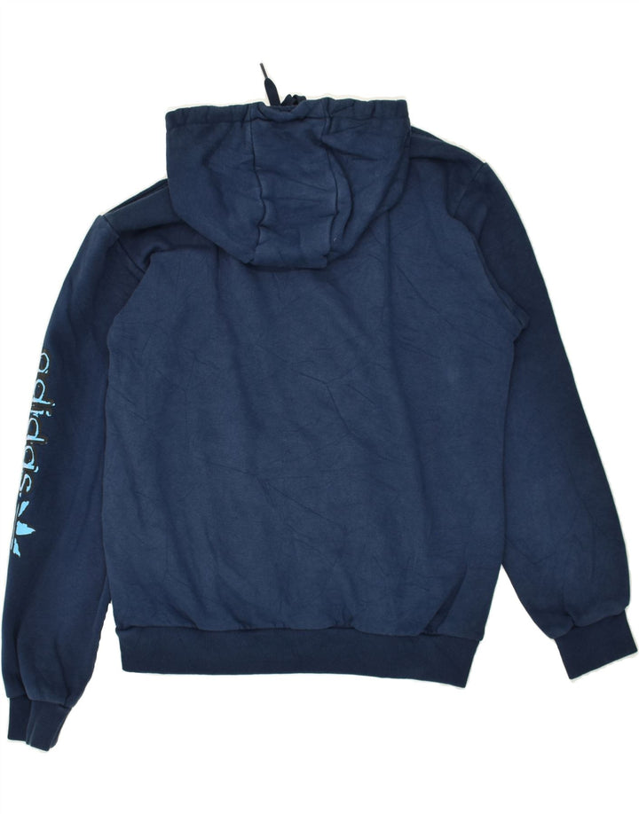 ADIDAS Jersey con capucha gráfica para hombre Jersey mediano azul marino Poliéster