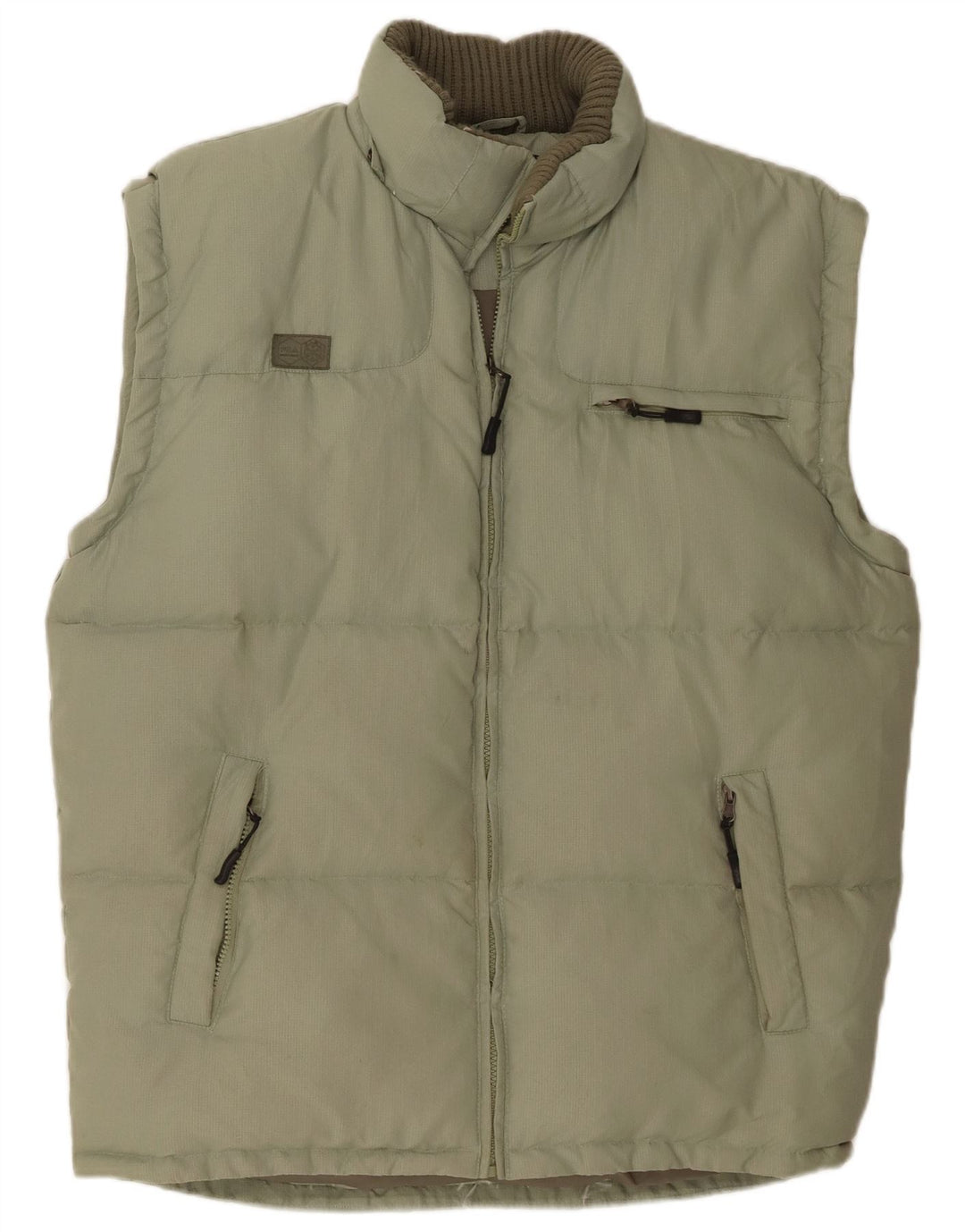 Fila Chaleco acolchado para hombre UK 40 Large Poliamida verde