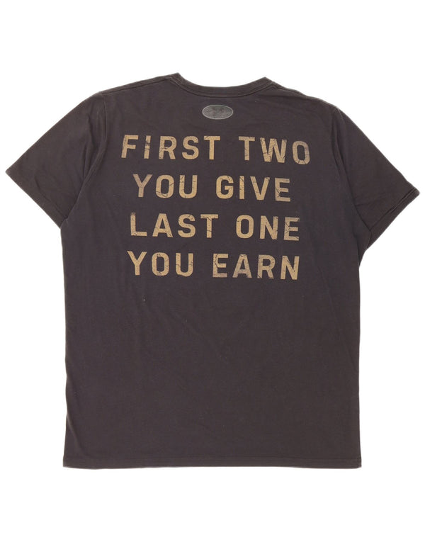 Under Armour Camiseta con gráfico Heat Gear para hombre, talla mediana, negra