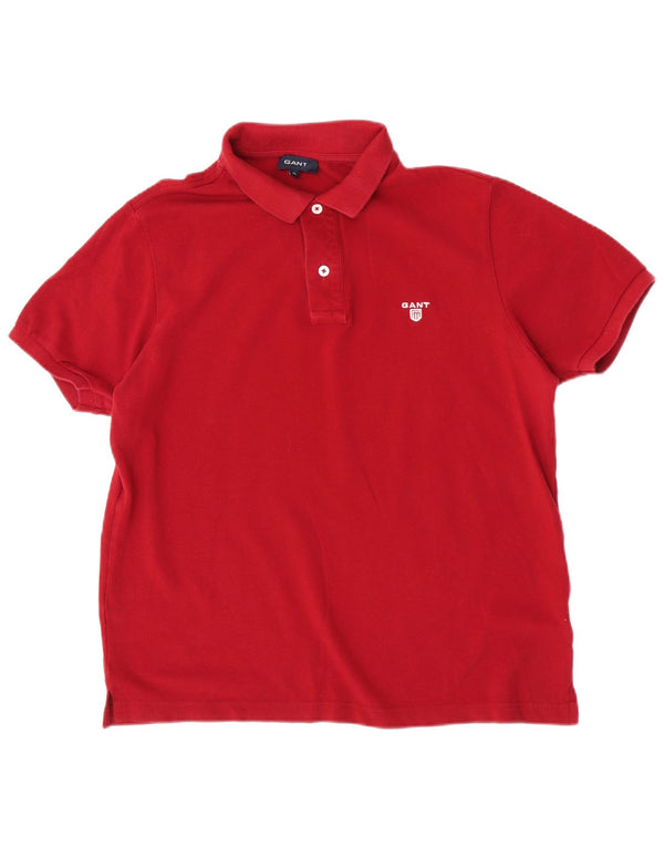 Gant Polo Hombre XL Algodón Rojo