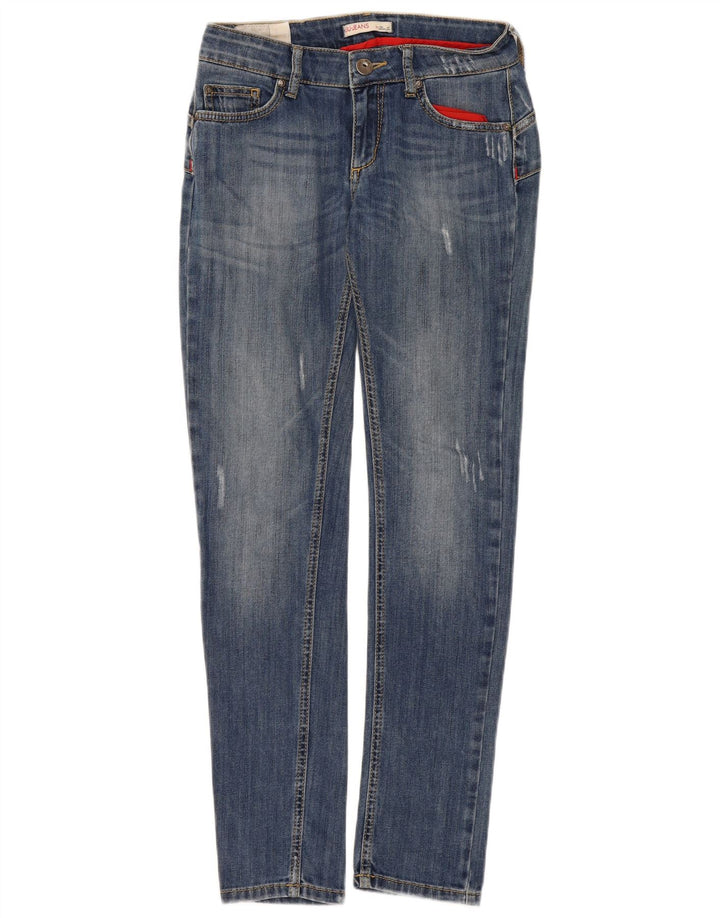 Jeans Ajustados Desgastados Mujer Liu Jo W29 L31 Algodón Azul