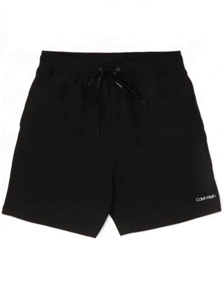 Bañador Calvin Klein Hombre Poliéster Negro Mediano