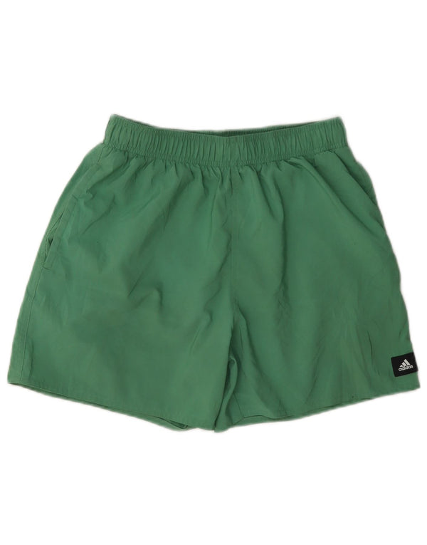 Adidas Hombre Sport Shorts Small Verde Poliéster