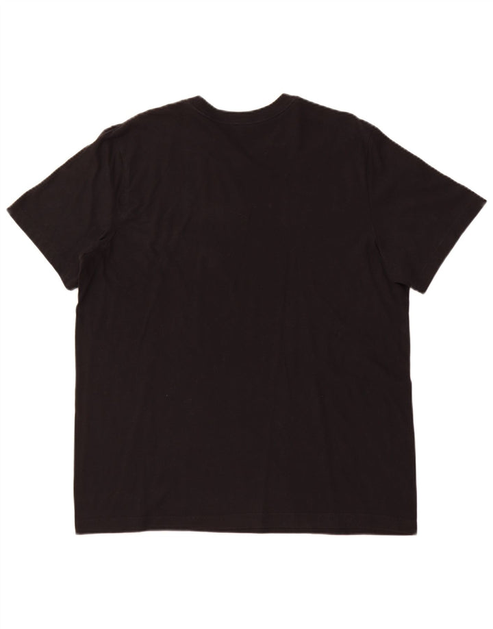 NIKE Camiseta gráfica para hombre, talla grande, negra