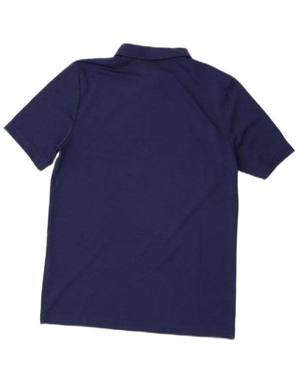 Adidas Boys Aeroready Polo Shirt 13-14 Years Navy Blue Polyester