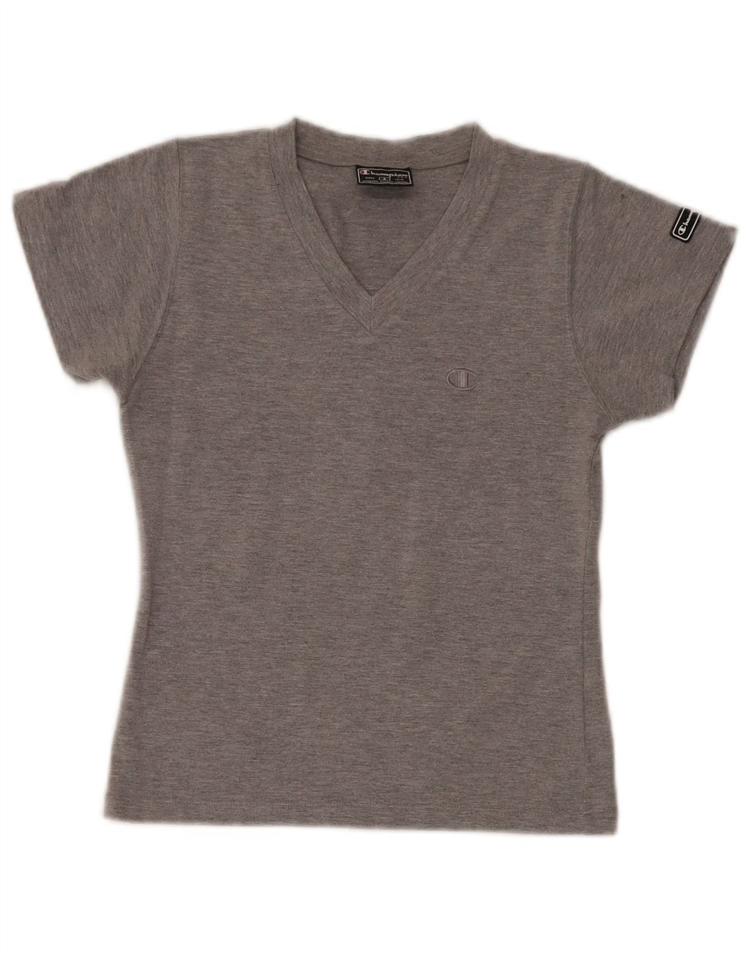 Champion Camiseta Mujer Top UK 8 Small Gris Algodón