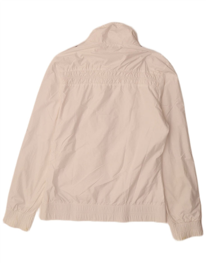 Adidas - Chaqueta de chándal para mujer, talla 10, poliéster blanco pequeño