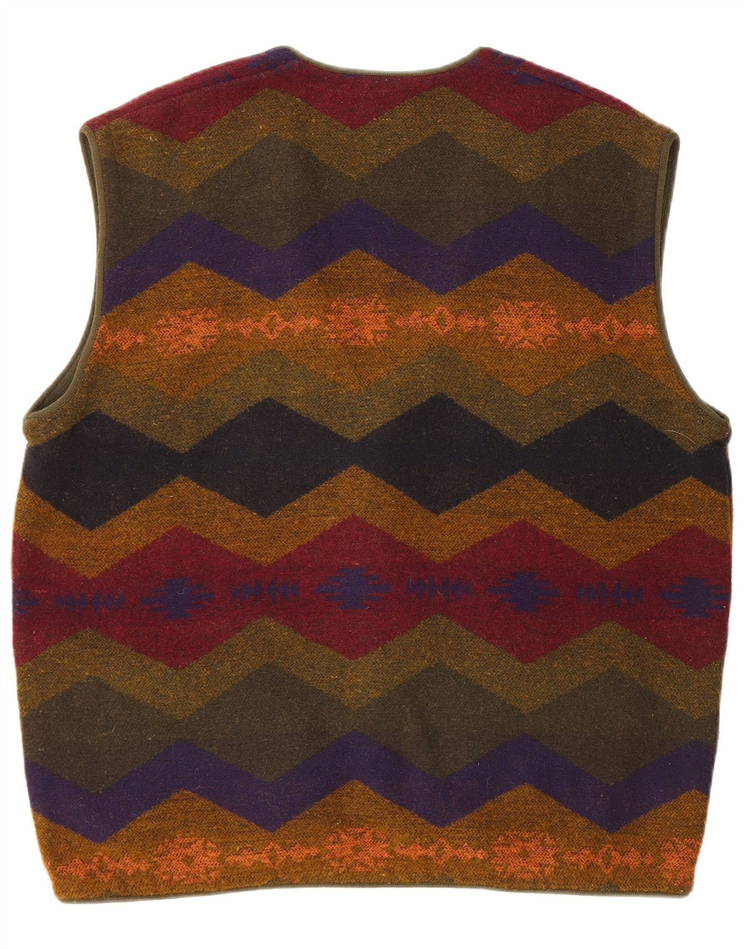 ALLISON WINGATE Suéter tipo cárdigan para hombre grande multicolor Fair Isle