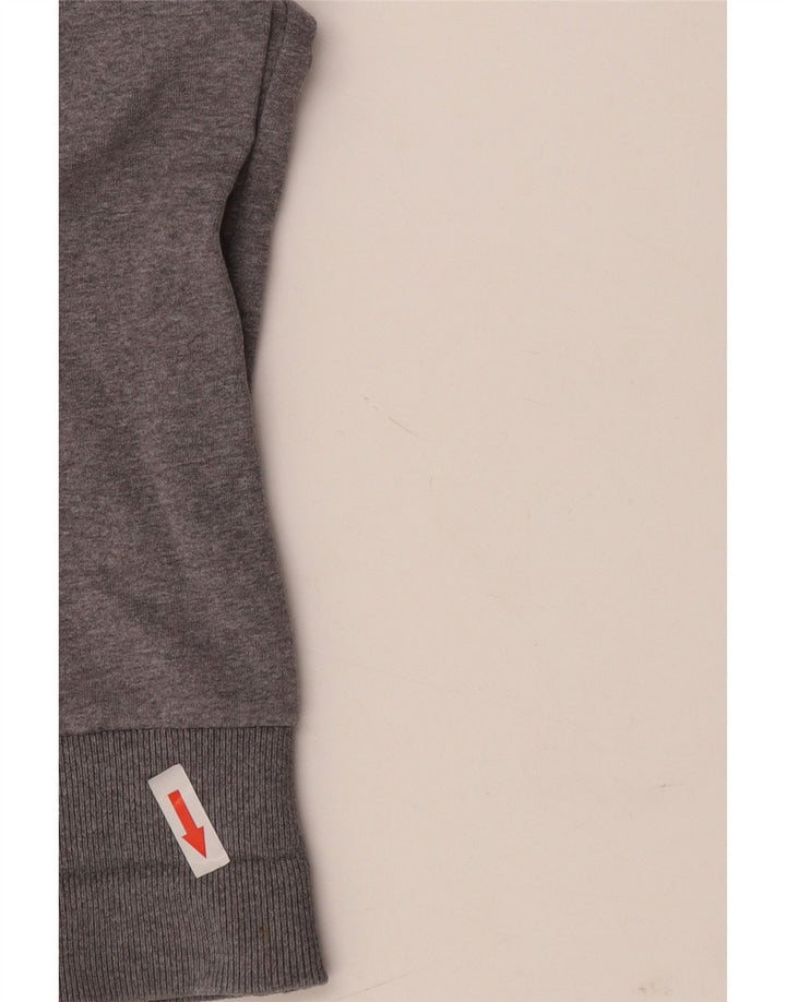 Converse - Sudadera gráfica para mujer, talla 10, algodón moteado gris pequeño