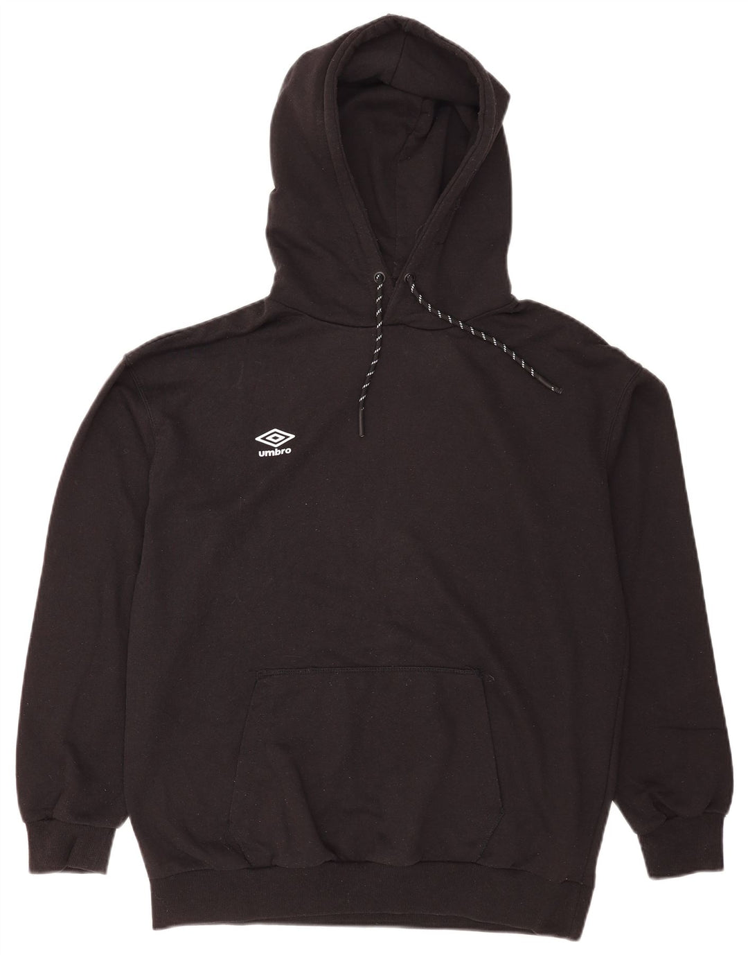 Umbro Hombre Sudadera con Capucha Jumper Medium Negro Algodón