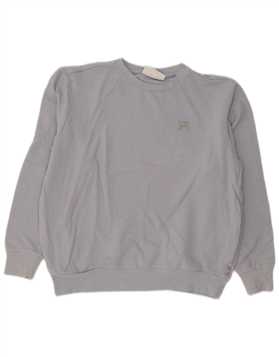 Fila - Sudadera para mujer, talla 40, talla grande, algodón azul