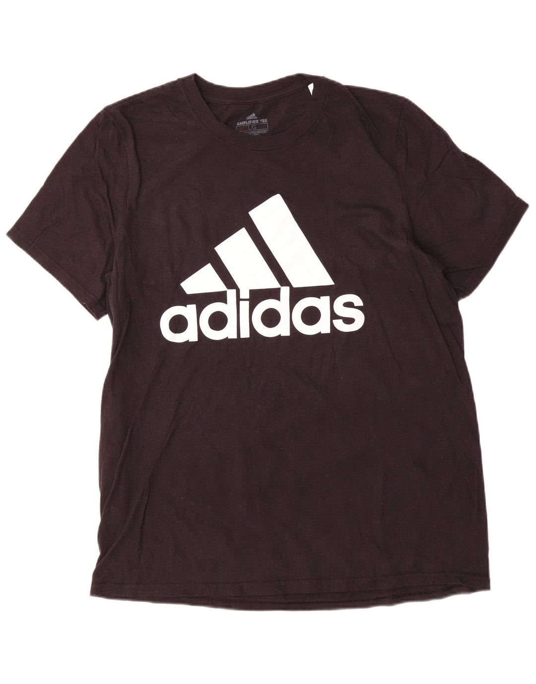 Adidas - Camiseta gráfica para hombre, talla grande, color negro