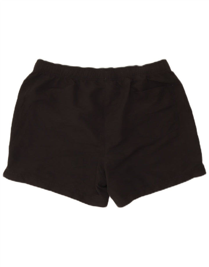 Champion Pantalones cortos deportivos para hombre poliéster negro grande