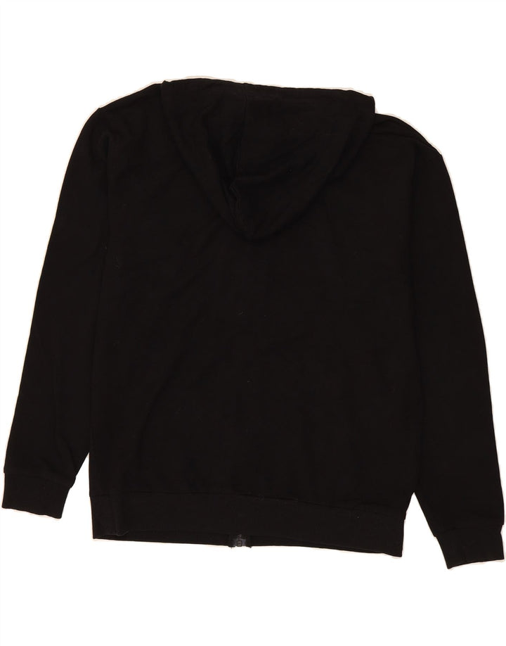 EDDIE BAUER Mens Zip Hoodie Sweater Medium Black Viscose Vintage Eddie Bauer and Second-Hand Eddie Bauer from Messina Hembry 