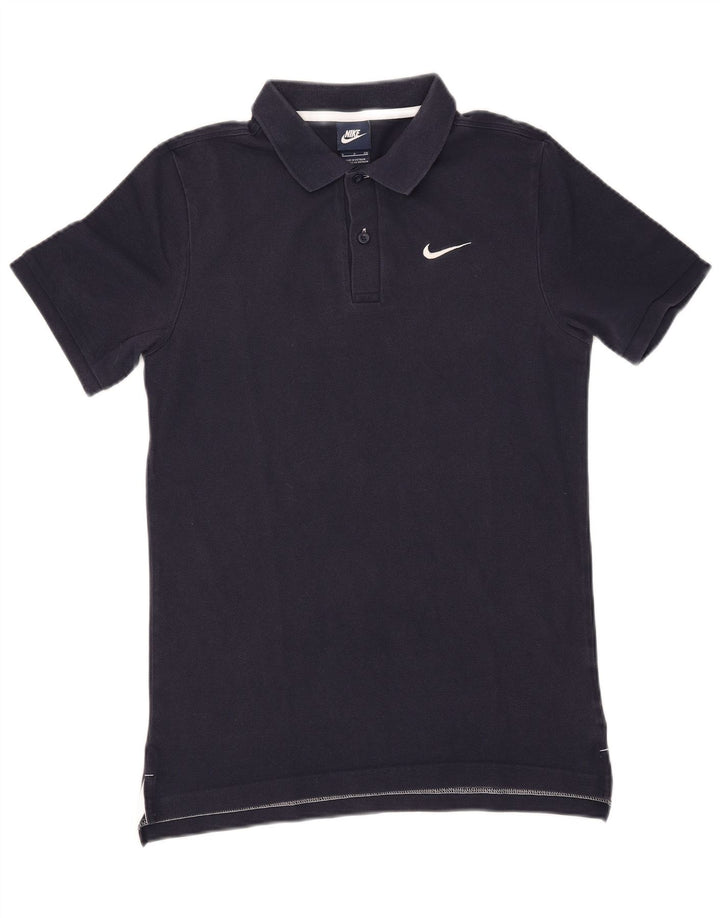Polo Nike Hombre Pequeño Algodón Azul Marino
