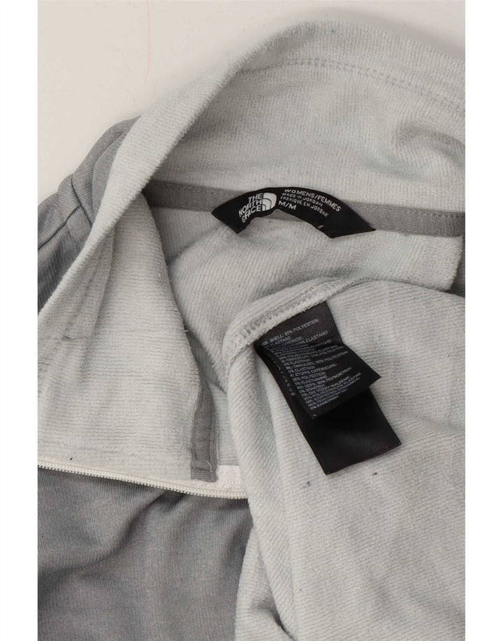 The North Face Top de chándal con cuello y cremallera para mujer UK 40 Gris medio