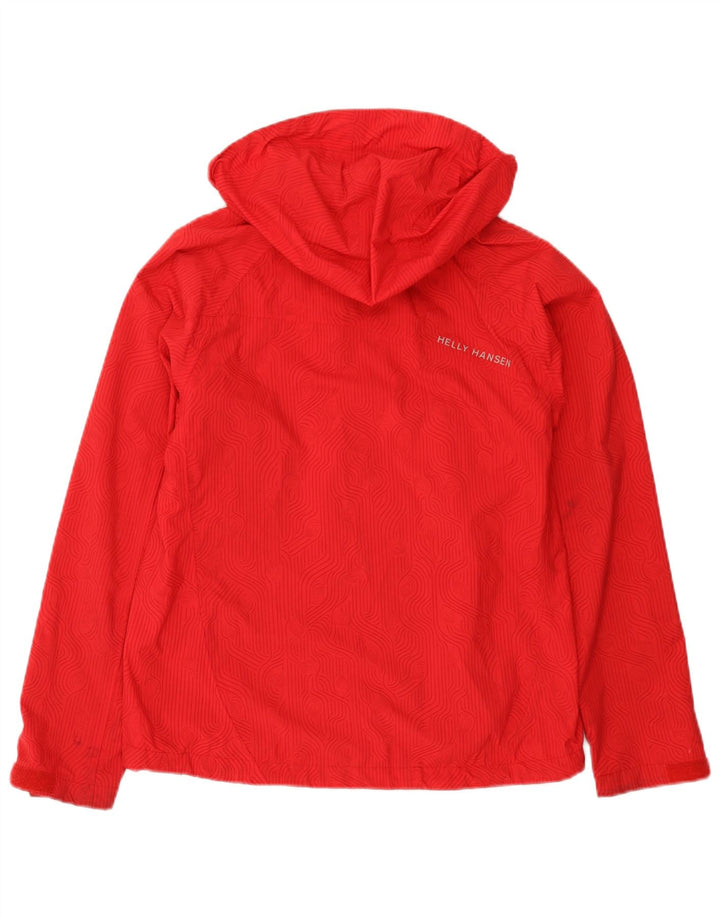 Helly Hansen Chaqueta impermeable con capucha para hombre UK 36 Small Red Polyamide