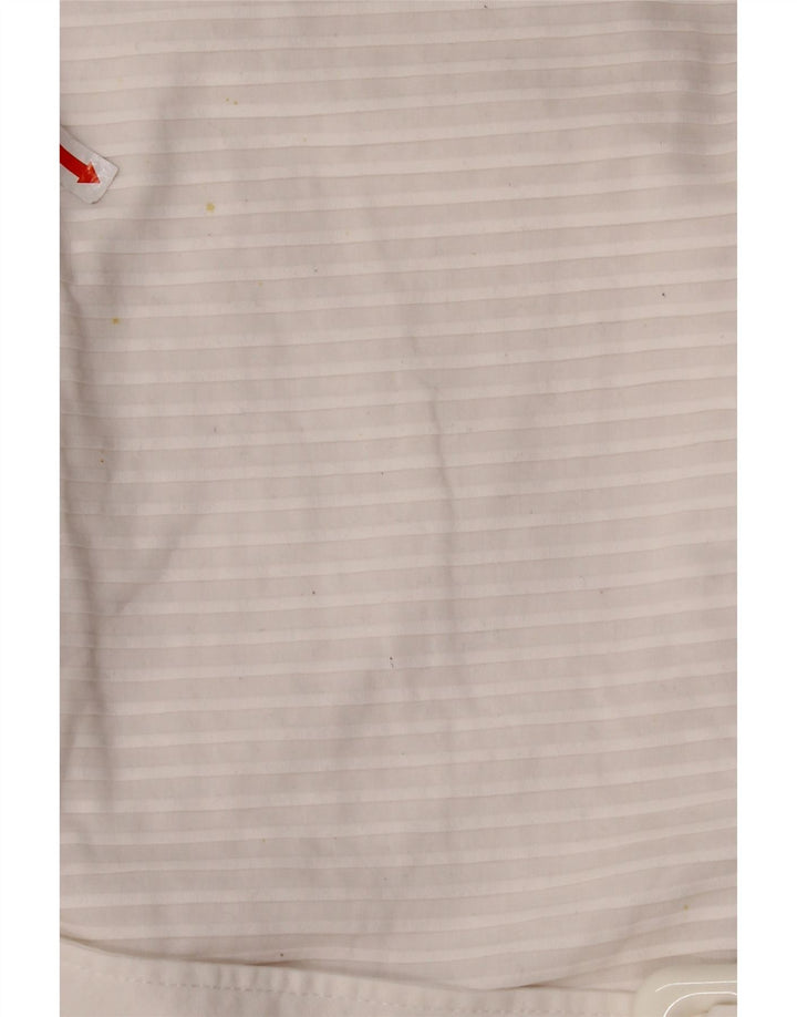 NARACAMICIE Blusa sin mangas para mujer UK 8 Small White Pinstripe Cotton