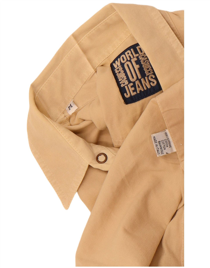 Camisa Casucci Hombre Algodón Beige Medio