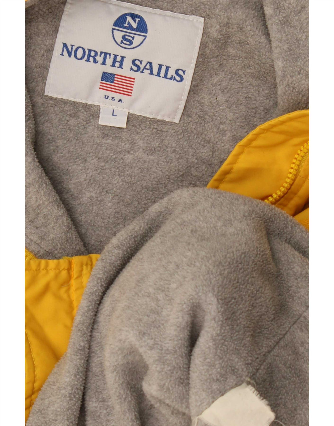 North Sails Chaqueta Bomber para Hombre Reino Unido 40 Grande Amarillo