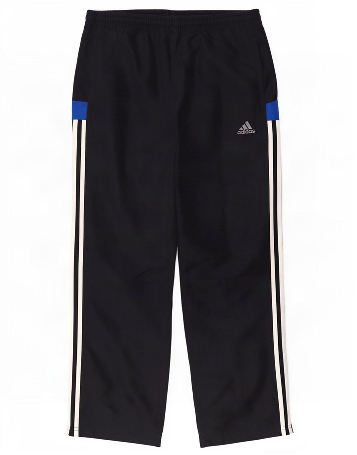 Adidas Hombre Pantalones De Chándal Pequeño Azul Marino Colorblock Poliéster