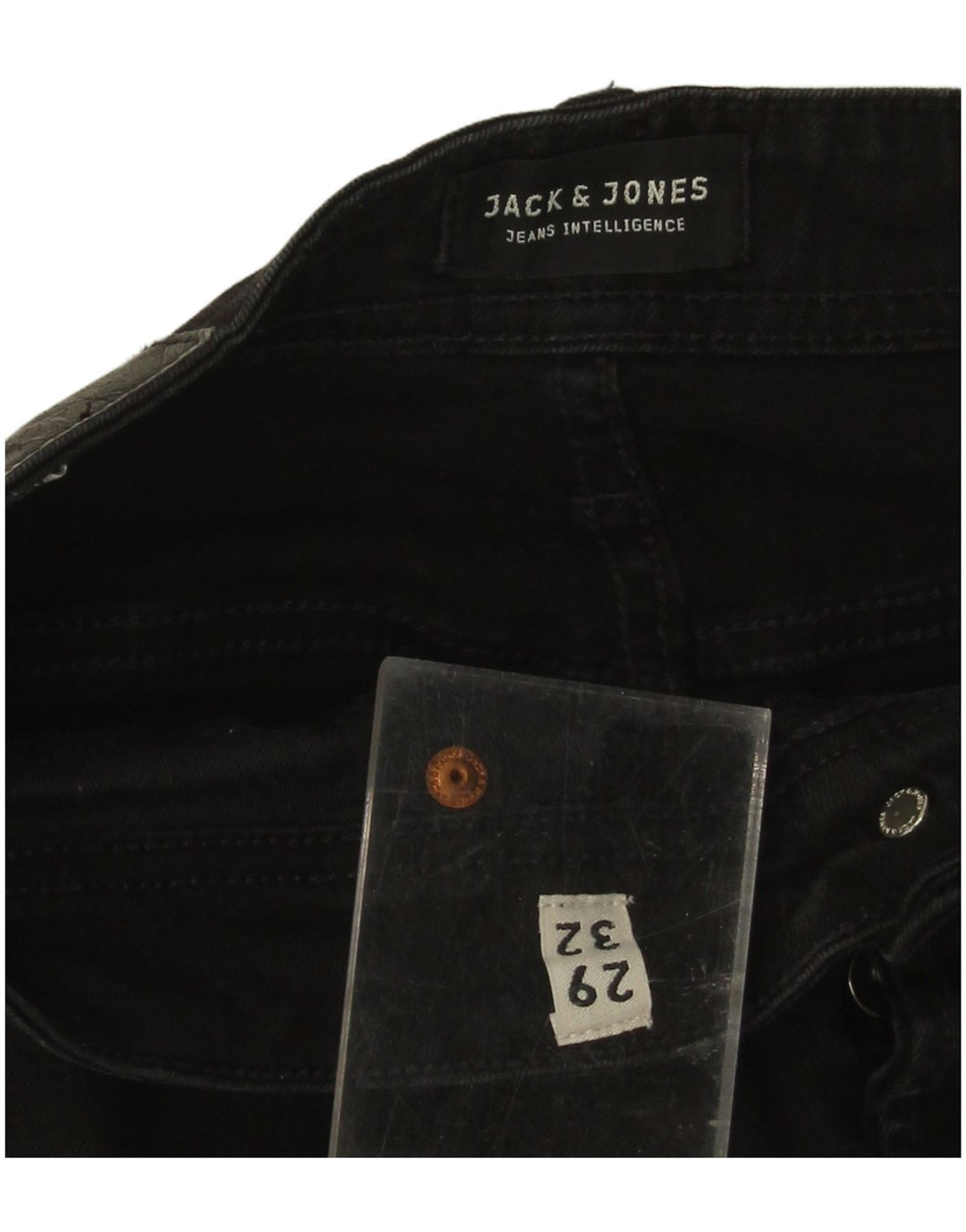 Jack & Jones Tim Slim Jeans para Hombre W29 L30 Algodón Negro