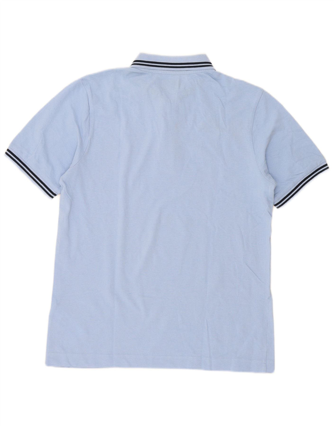 Polo Kappa Hombre Algodón Azul Medio
