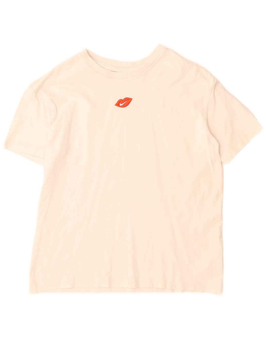 Camiseta Nike Hombre Top Small Blanco Algodón