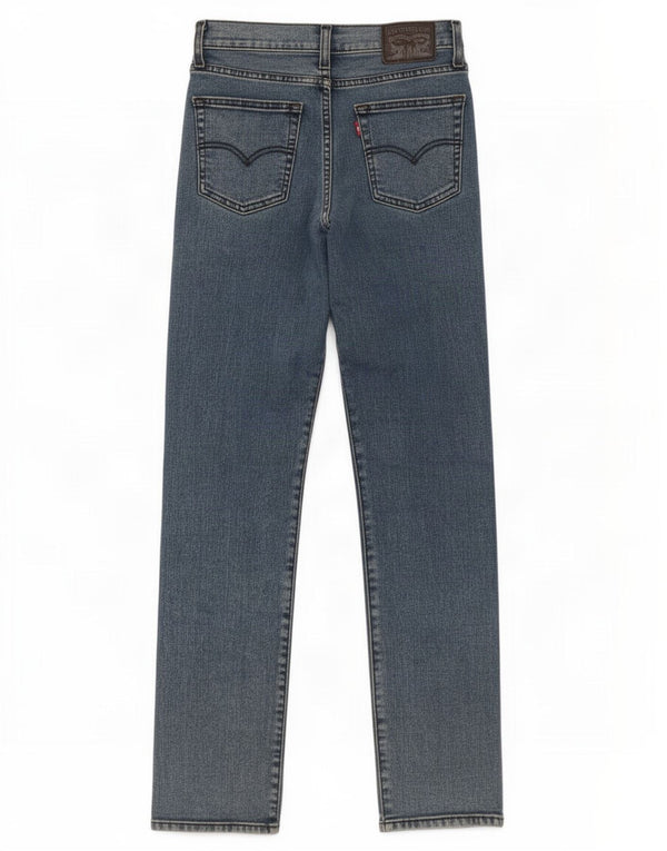 Levi's Mujer 724 Vaqueros Rectos De Tiro Alto W26 L30 Algodón Azul