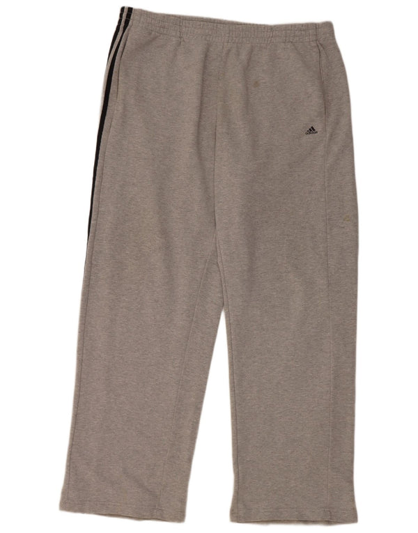 Adidas - Pantalón de chándal para hombre, talla 2XL, algodón gris