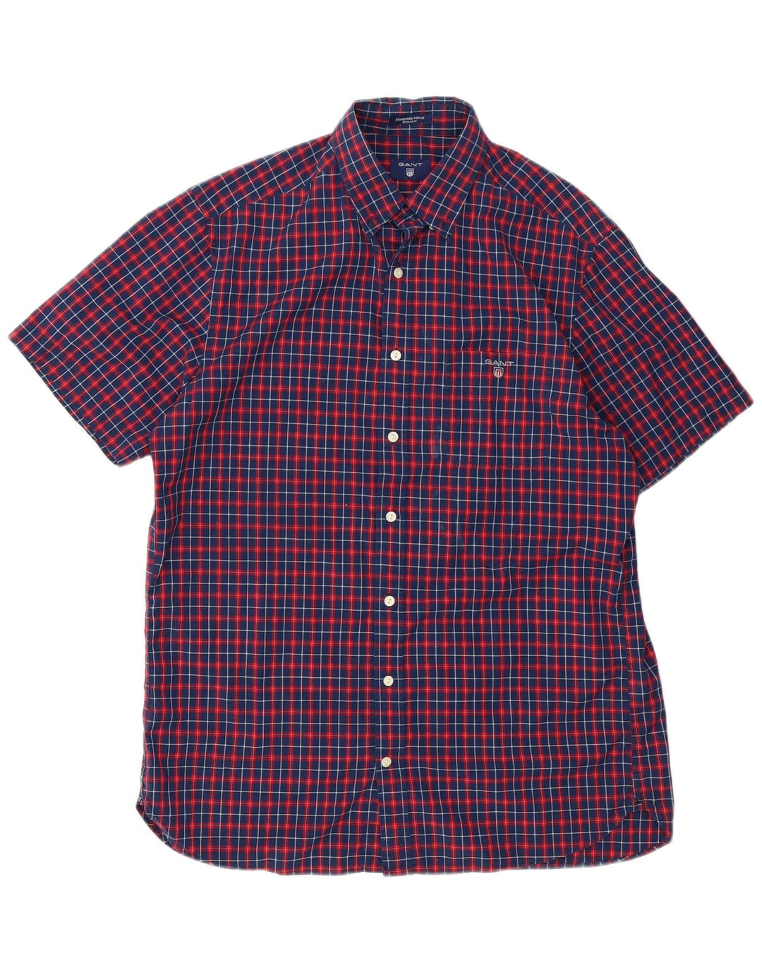 Camisa Gant Starboard De Popelina De Manga Corta Para Hombre