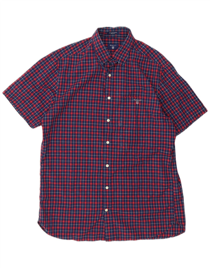Camisa Gant Starboard De Popelina De Manga Corta Para Hombre