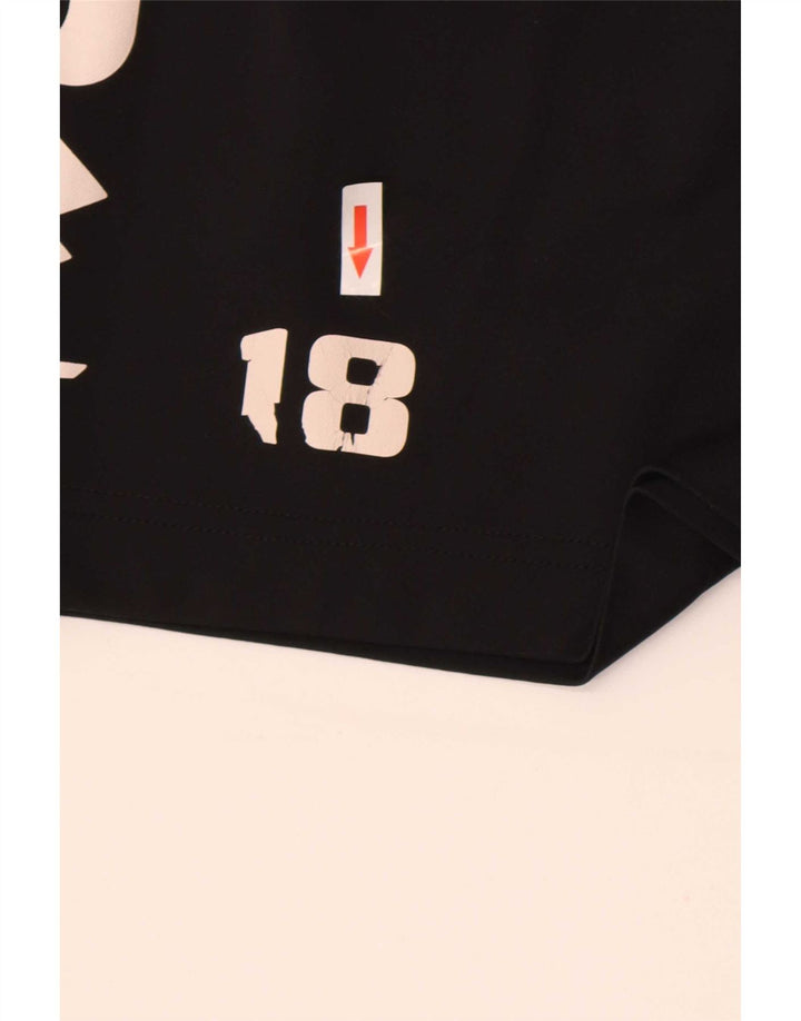 Lotto Hombre Shorts Deportivos Medium Black Colorblock