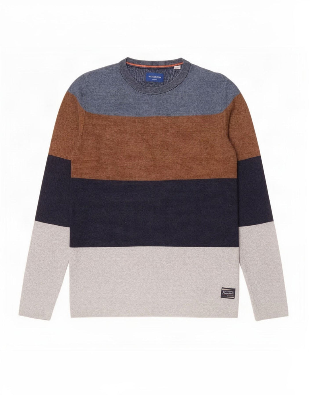 Jack & Jones Jersey De Cuello Redondo Hombre Medium Multicolor Colourblock