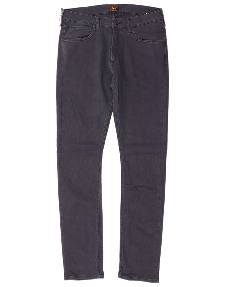 Vaqueros Lee Luke Slim para Hombre W31 L32 Algodón Azul Marino