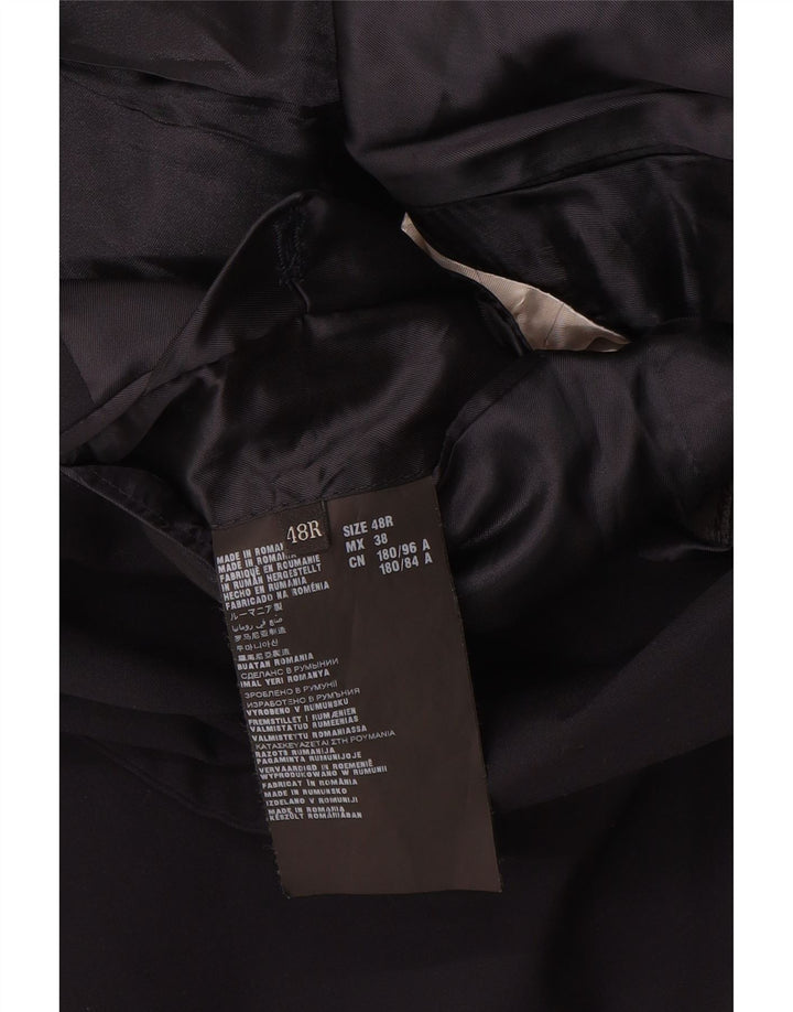 Prada Chaqueta tipo blazer de 2 botones para hombre IT 48 Lana azul marino mediana