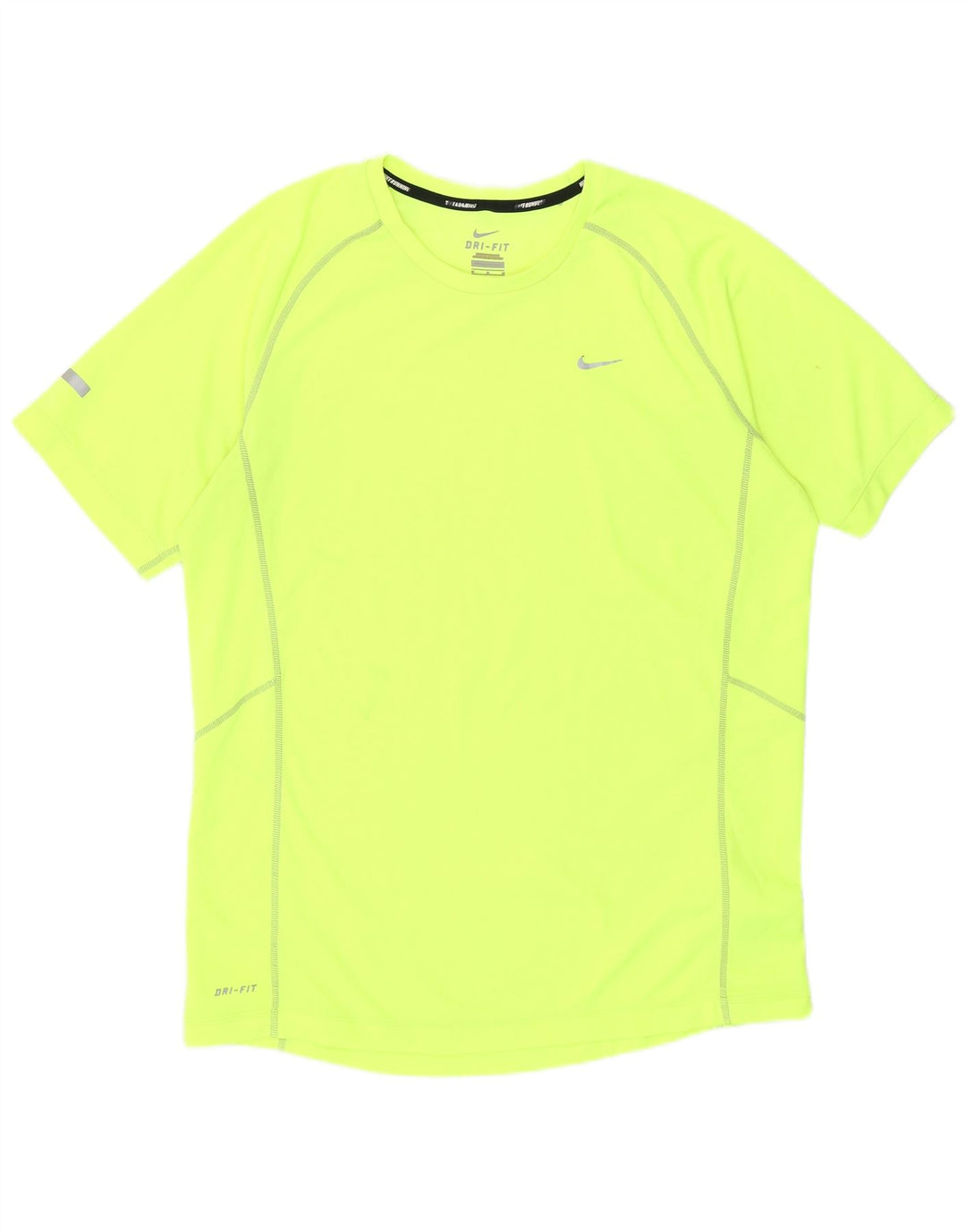 Camiseta Nike Hombre Dri Fit Top Poliéster Amarillo Mediano