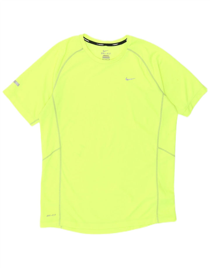 Camiseta Nike Hombre Dri Fit Top Poliéster Amarillo Mediano