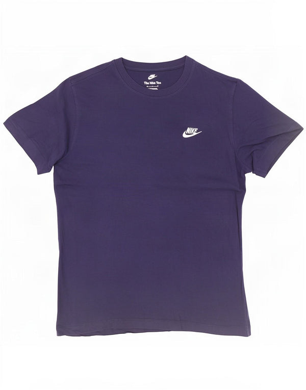 Camiseta Nike Hombre Top Medium Azul Marino Algodón