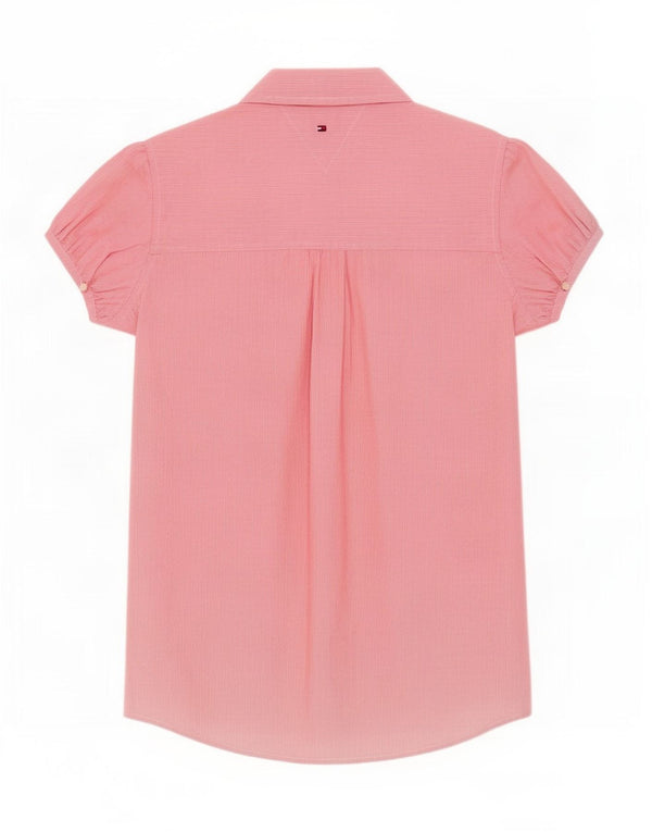 Tommy Hilfiger Camisa de manga corta para niña 15-16 años Rojo Raya diplomática