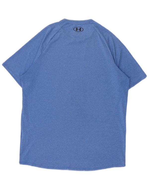 Under Armour Hombre Camiseta Top Poliéster moteado azul medio