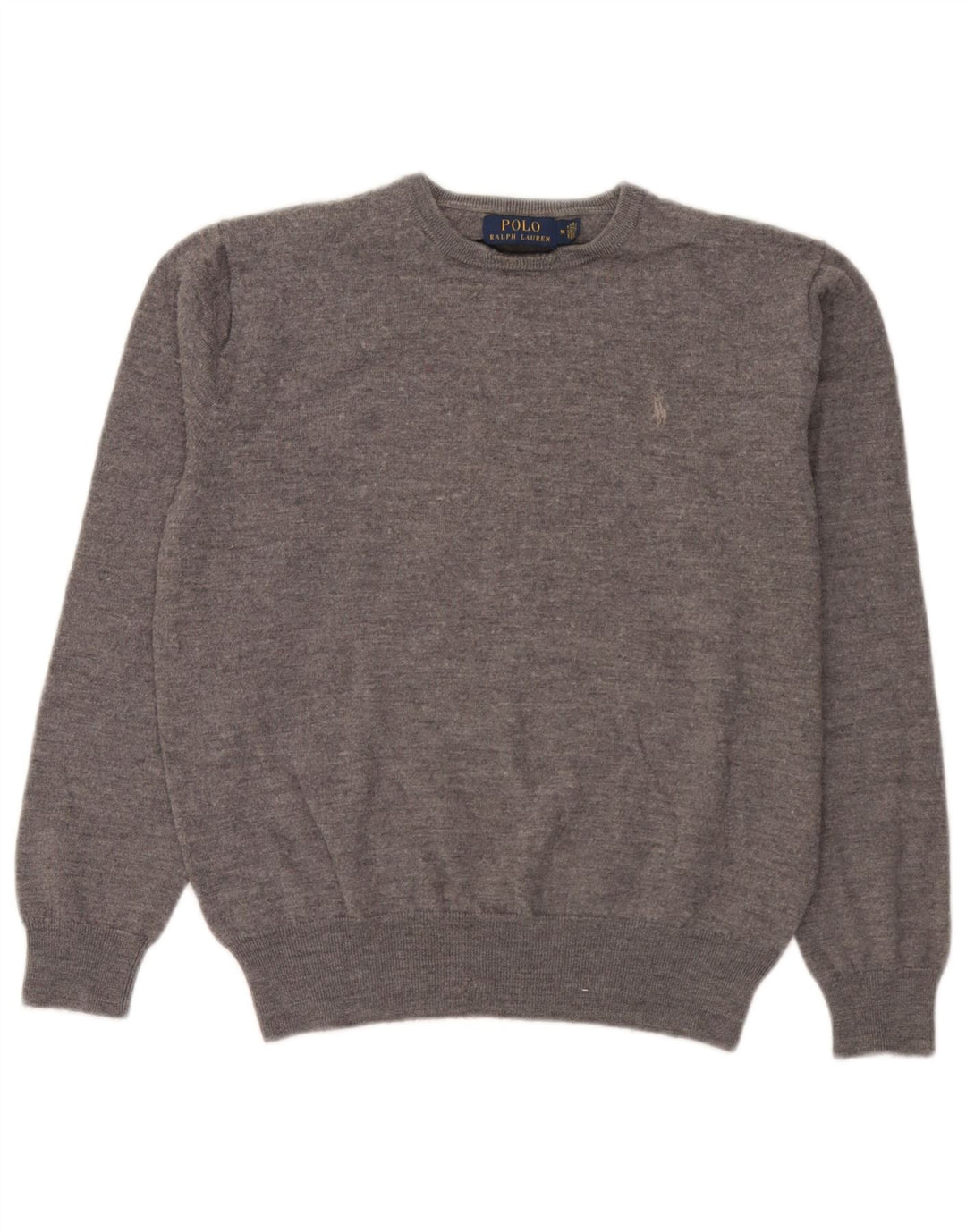 Polo Ralph Lauren Jersey con cuello redondo para hombre de lana gris medio