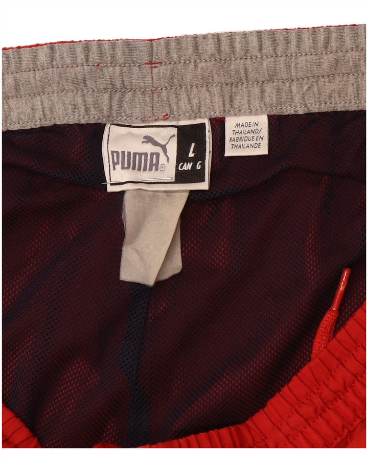 Puma Pantalones De Chándal Para Hombre Grande Rojo