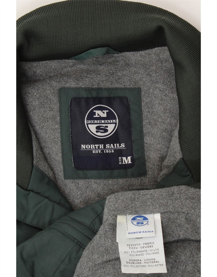 Chaqueta bomber para hombre North Sails UK 38 Nylon verde medio