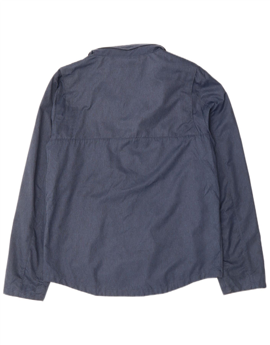 JACK WILLS Chaqueta cortavientos con capucha para hombre UK 40 Large Poliamida azul marino