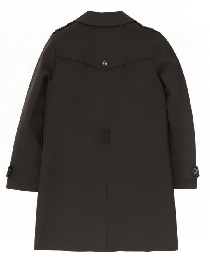 Marks & Spencer Gabardina para mujer UK 40 XL Poliéster negro