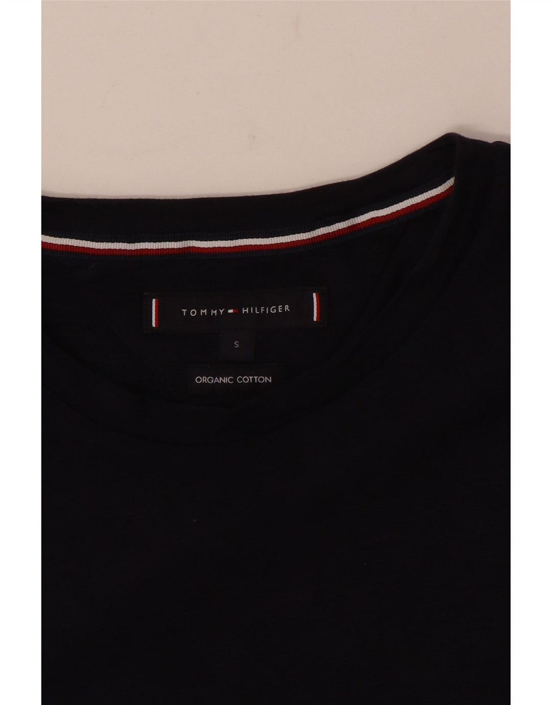 Tommy Hilfiger Camiseta para hombre Top Small Azul marino Algodón