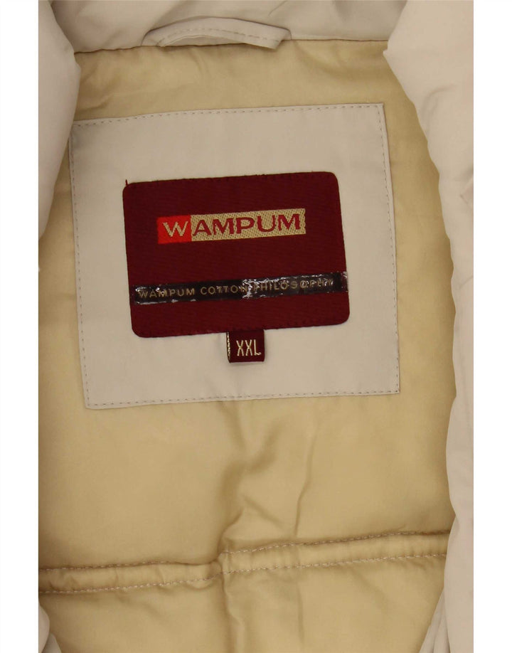 Wampum Chaqueta acolchada para hombre UK 44 2XL Beige Poliéster