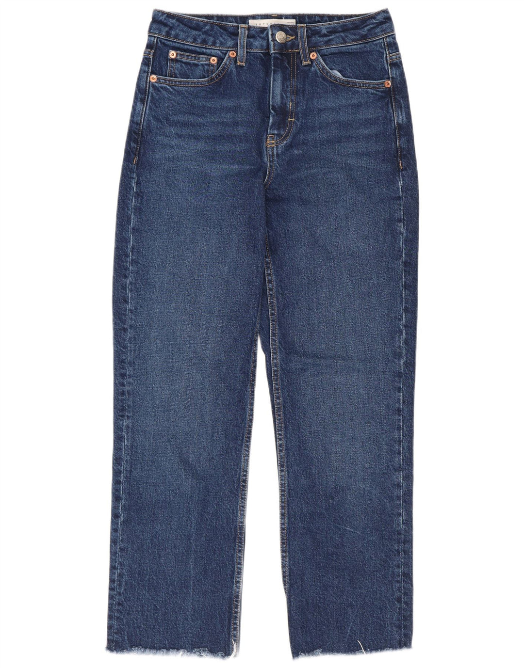 Vaqueros Rectos Mujer Topshop W25 L26 Algodón Azul